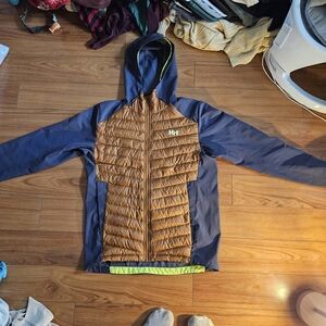 Helly Hansen Mens' Blue and Brown Lightweight Spring Jacket